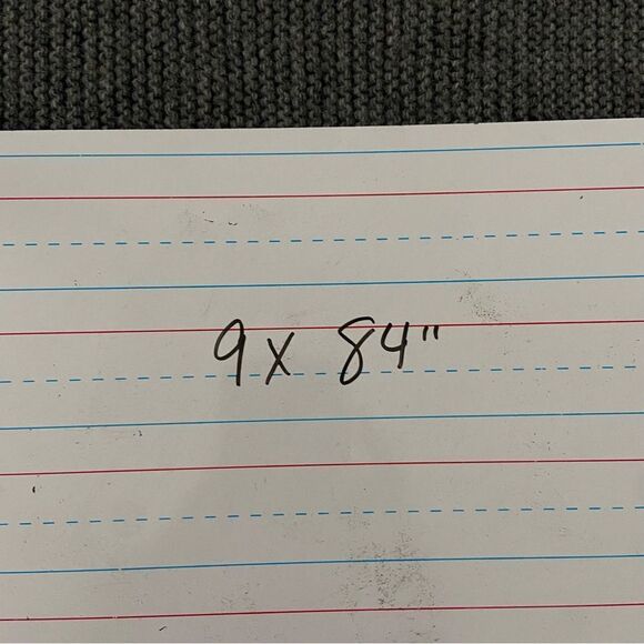 Men’s Gray Knit Wool Blend Scarf Contemporary Hipster Office Work Unisex OS - Picture 5 of 9